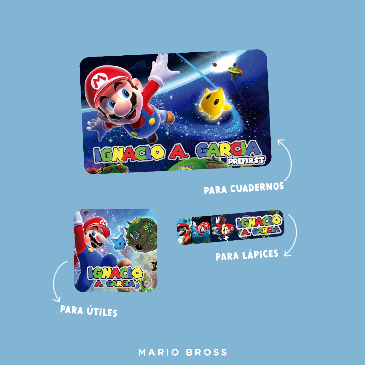 Stickers Mario Bros