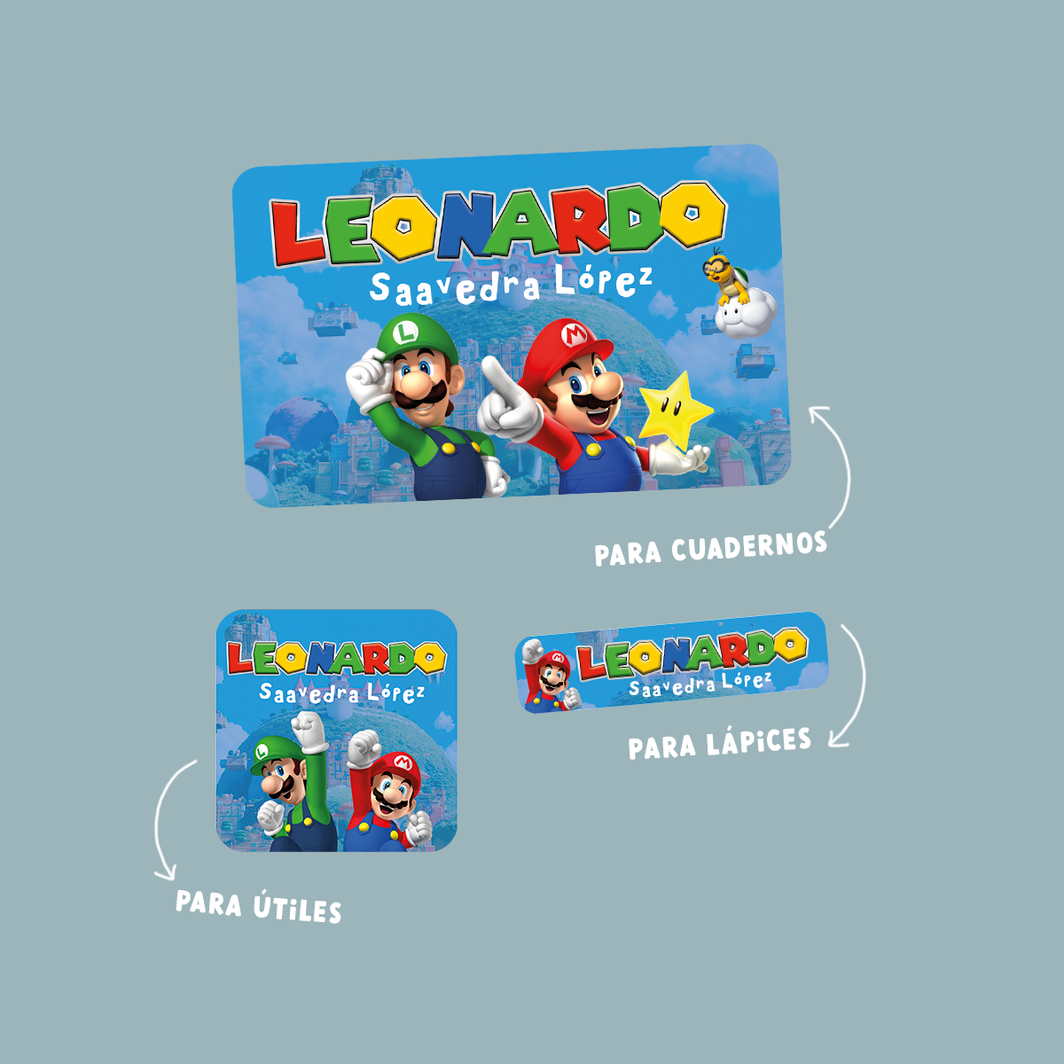 Stickers Mario Bros