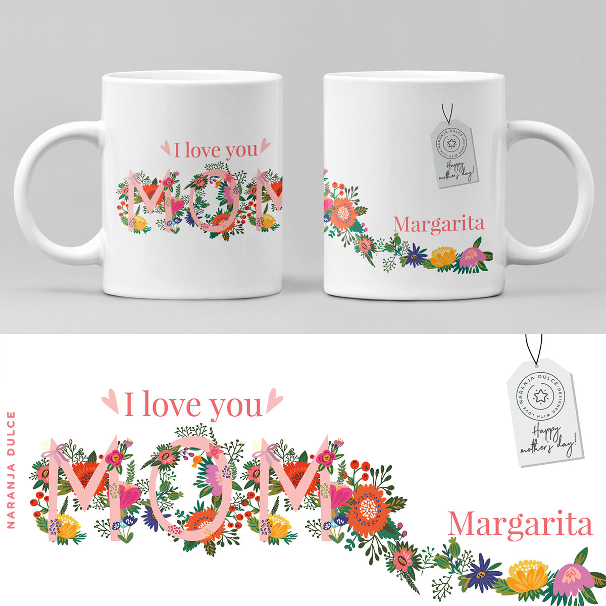 I Love You Mom Mug
