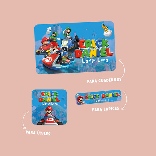 Stickers Mario Bros