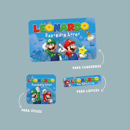 Stickers Mario Bros
