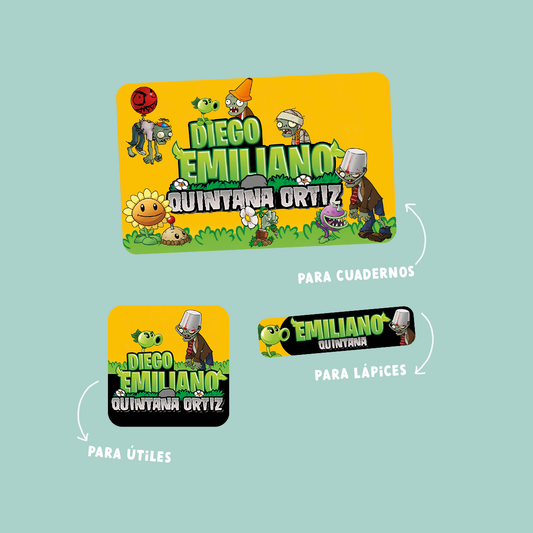 Stickers PlantaZombi